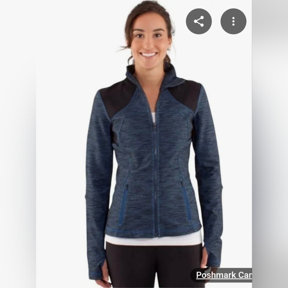 Lululemon forme slub denim jacket 8